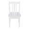 International Concepts Rectangle Set of 2 San Remo Juvenile Chairs, 13.2 W, 16 L, 26 H, Wood, White CC08-105P - alternate 5